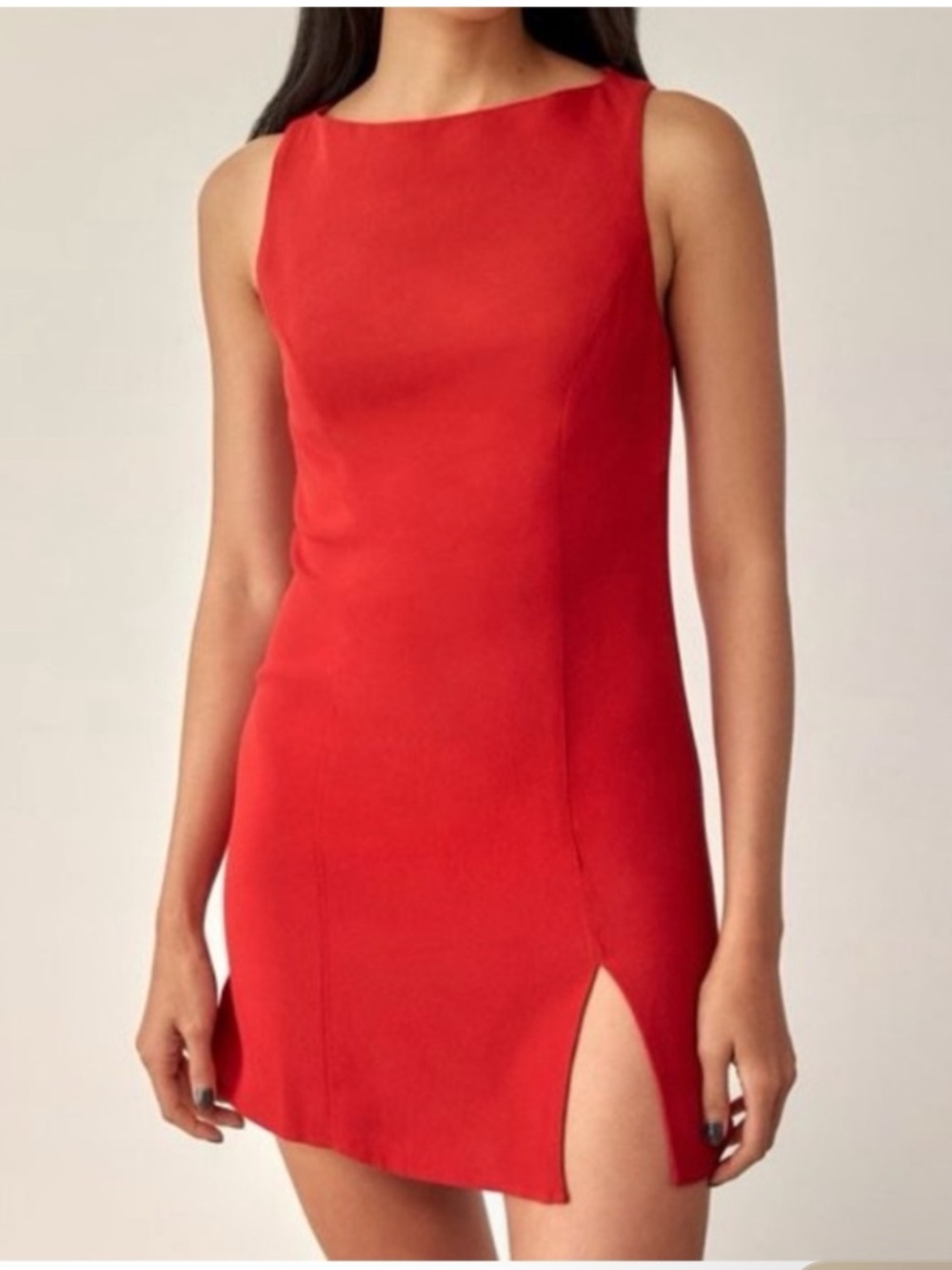 Reformation red dress